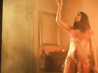 A young, lithe Indian girl brings her sensual moves from Bollywood, showing off her flexible dance skills before engaging in steamy sex.